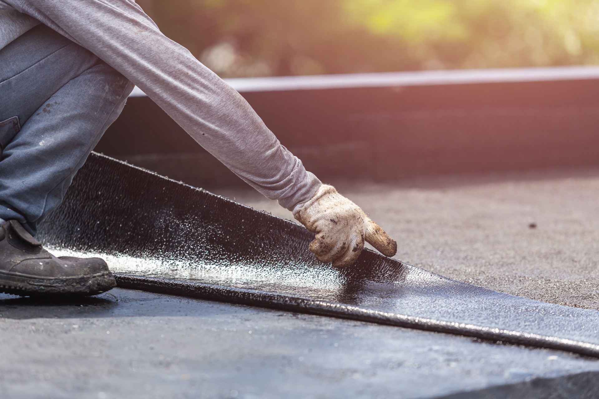 how to waterproof flat roof UAE