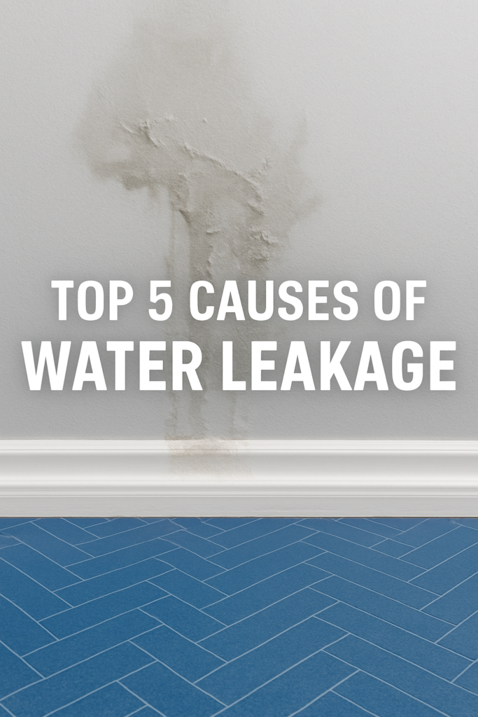 Top 5 Causes of Water Leakage in Buildings